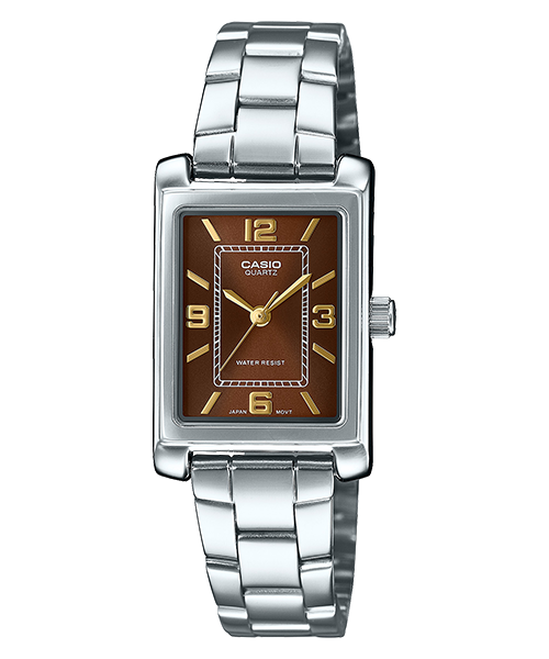 Reloj casual correa de Acero inoxidable LTP-1234DD-5A