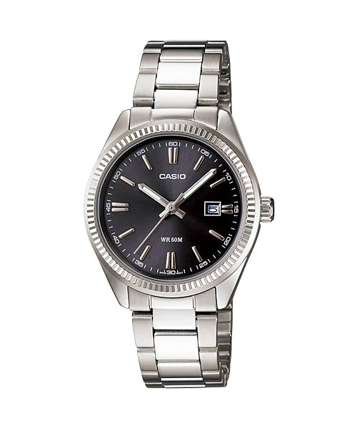 Reloj casual correa de Acero inoxidable LTP-1302D-1A1V
