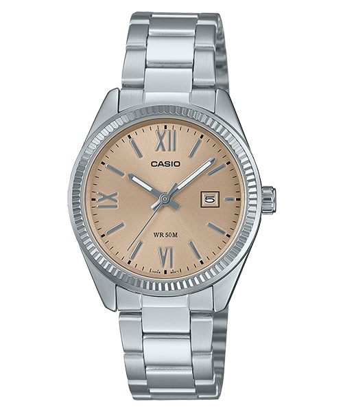 Reloj casual correa de acero inoxidable LTP-1302D-7A1V