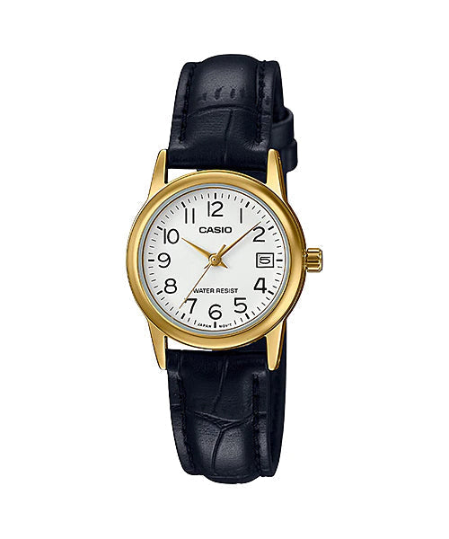 Reloj casual correa de Cuero LTP-V002GL-7B2