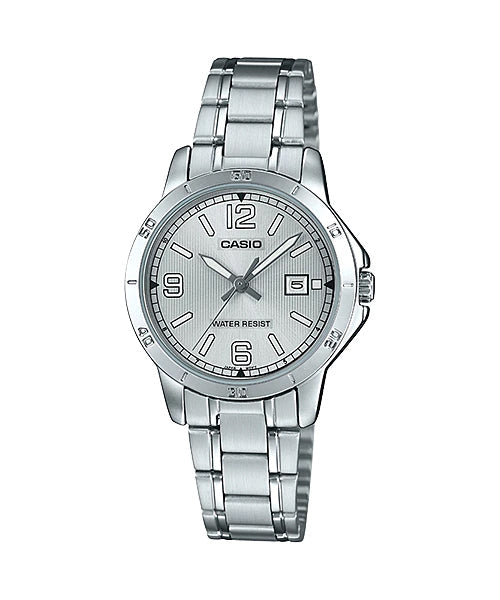 Reloj casual correa de Acero inoxidable LTP-V004D-7B2