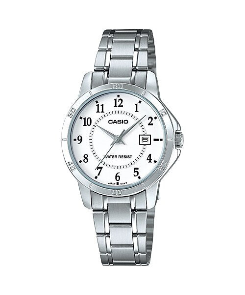 Reloj casual correa de Acero inoxidable LTP-V004D-7B
