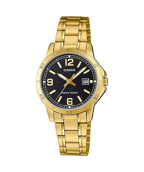 Reloj casual correa de Acero inoxidable LTP-V004G-1B