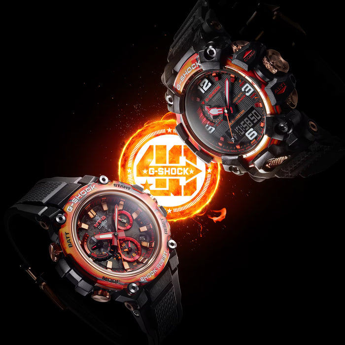 Reloj G-shock correa de resina edición limitada que celebran el 40º aniversario MTG-B3000FR-1A