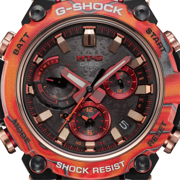 Reloj G-shock correa de resina edición limitada que celebran el 40º aniversario MTG-B3000FR-1A
