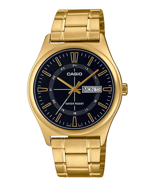 Reloj casual correa de Acero inoxidable MTP-V006G-1C