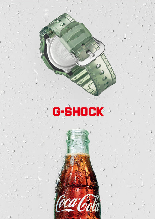 Reloj G-shock x Coca-Cola correa de Resina GA-2100CC-3A