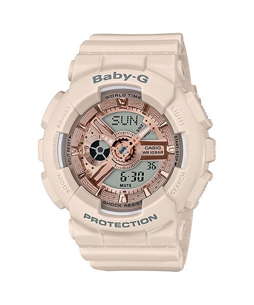 Reloj Baby-G deportivo correa de resina BA-110CP-4A