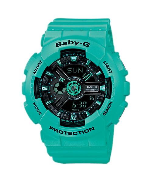 Reloj Baby-G deportivo correa de resina BA-111-3A