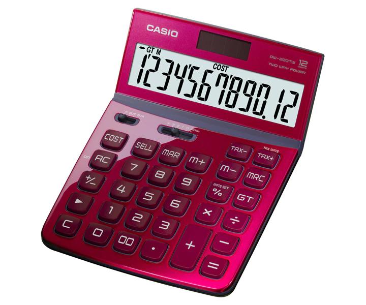 Calculadora de escritorio DW-200TW-RD