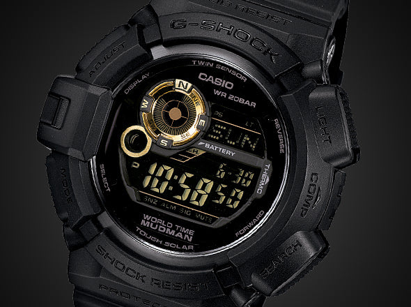 Reloj G-shock correa de resina G-9300GB-1
