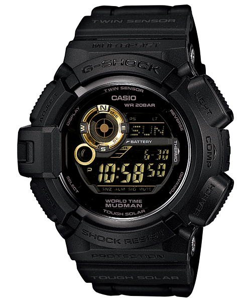 Reloj G-shock correa de resina G-9300GB-1