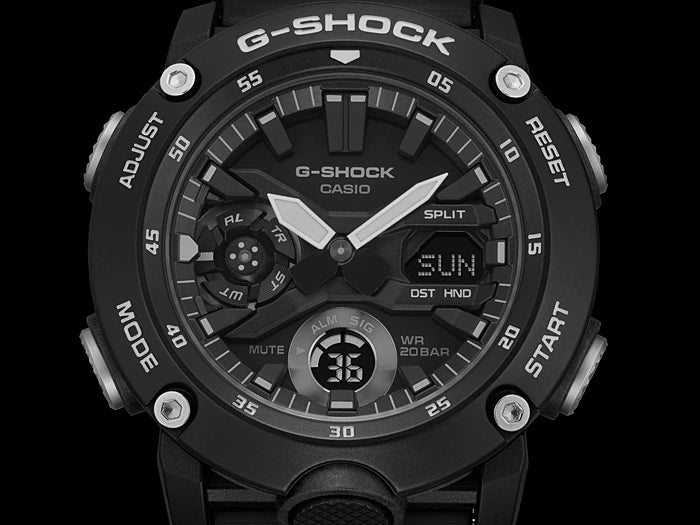 Reloj G-shock correa de resina GA-2000S-1A