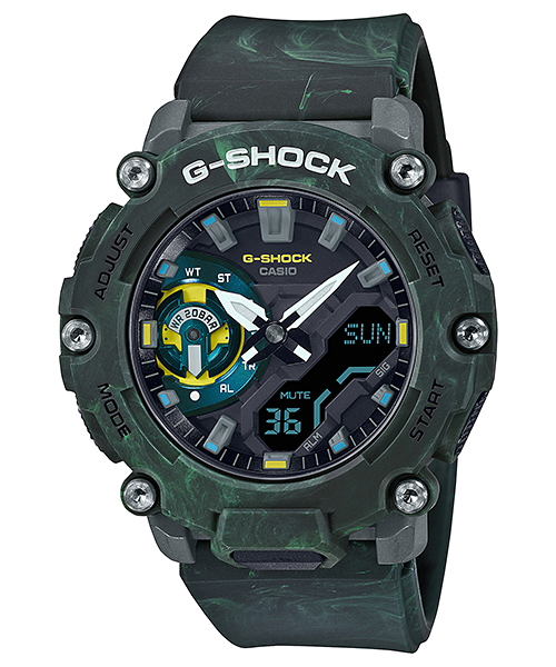 Reloj G-shock correa de resina GA-2200MFR-3A