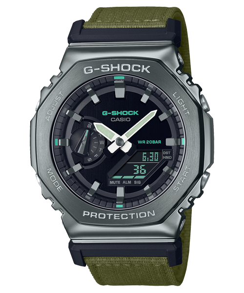 Reloj G-shock Héroes edición Utility Metal correa de tela GM-2100CB-3A