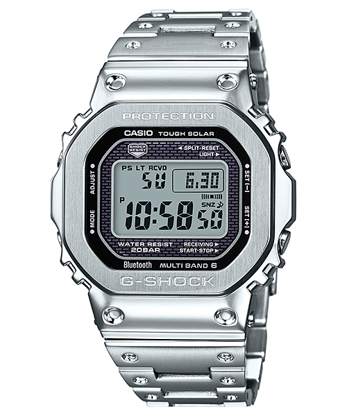 Reloj G-shock correa de acero inoxidable GMW-B5000D-1