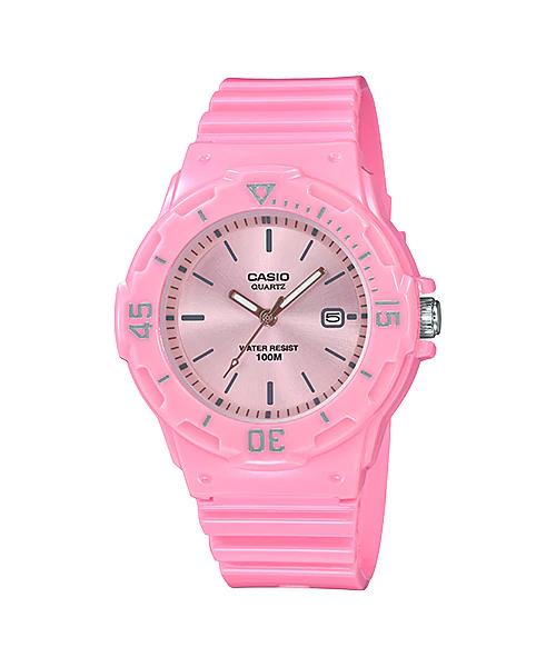 Reloj análogo para niños correa de resina rosado Casio –