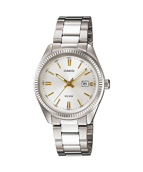Reloj casual correa de acero inoxidable LTP-1302D-7A1V