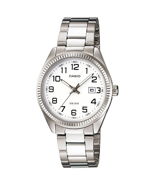 Reloj casual correa de acero inoxidable LTP-1302D-7A1V