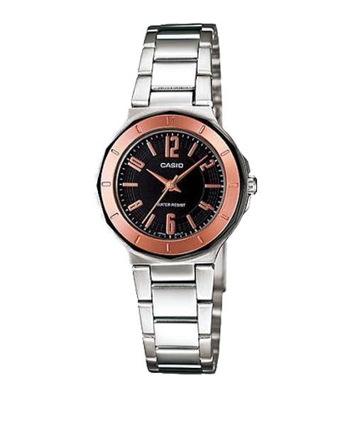 Reloj casual correa de acero inoxidable LTP-1367D-1A2