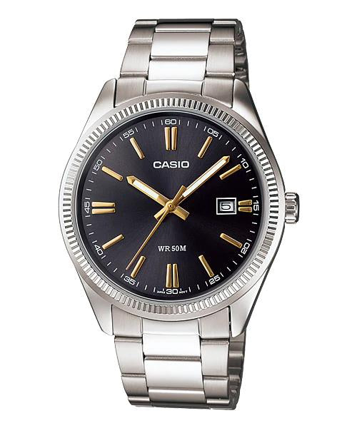 Reloj casual correa de acero Inoxidable MTP-1302D-1A1V