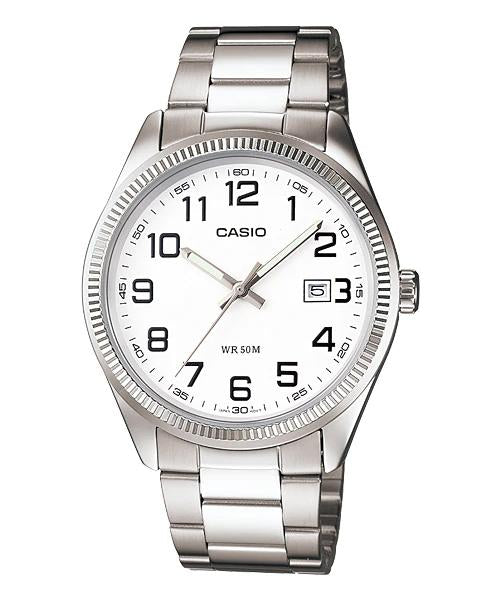 Reloj casual correa de acero Inoxidable MTP-1302D-1A1V