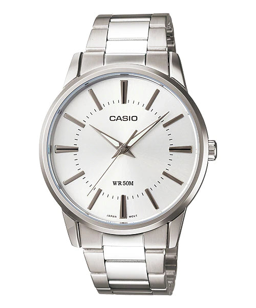 Reloj casual correa de acero Inoxidable MTP-1302D-1A1V