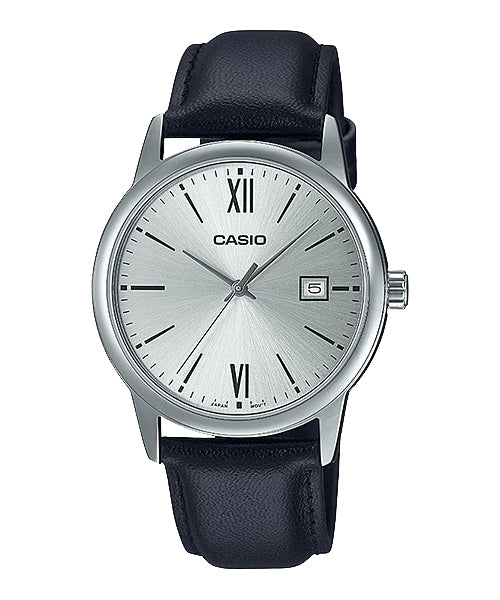 Reloj casual correa de cuero MTP-V002L-7B3