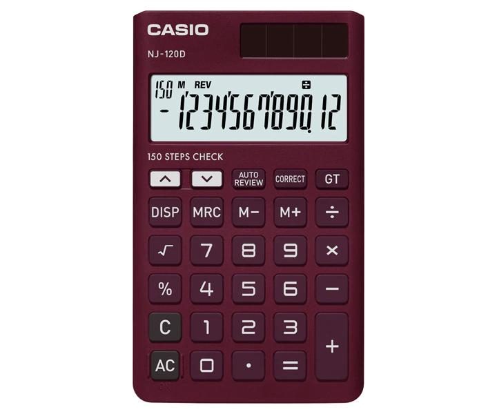 Calculadora de portatil NJ-120D-RD