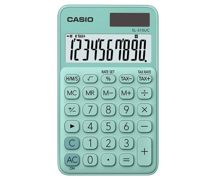 artículo Pasivo Sala Calculadora portatil SL-310UC-GN — Casio Store by Rower